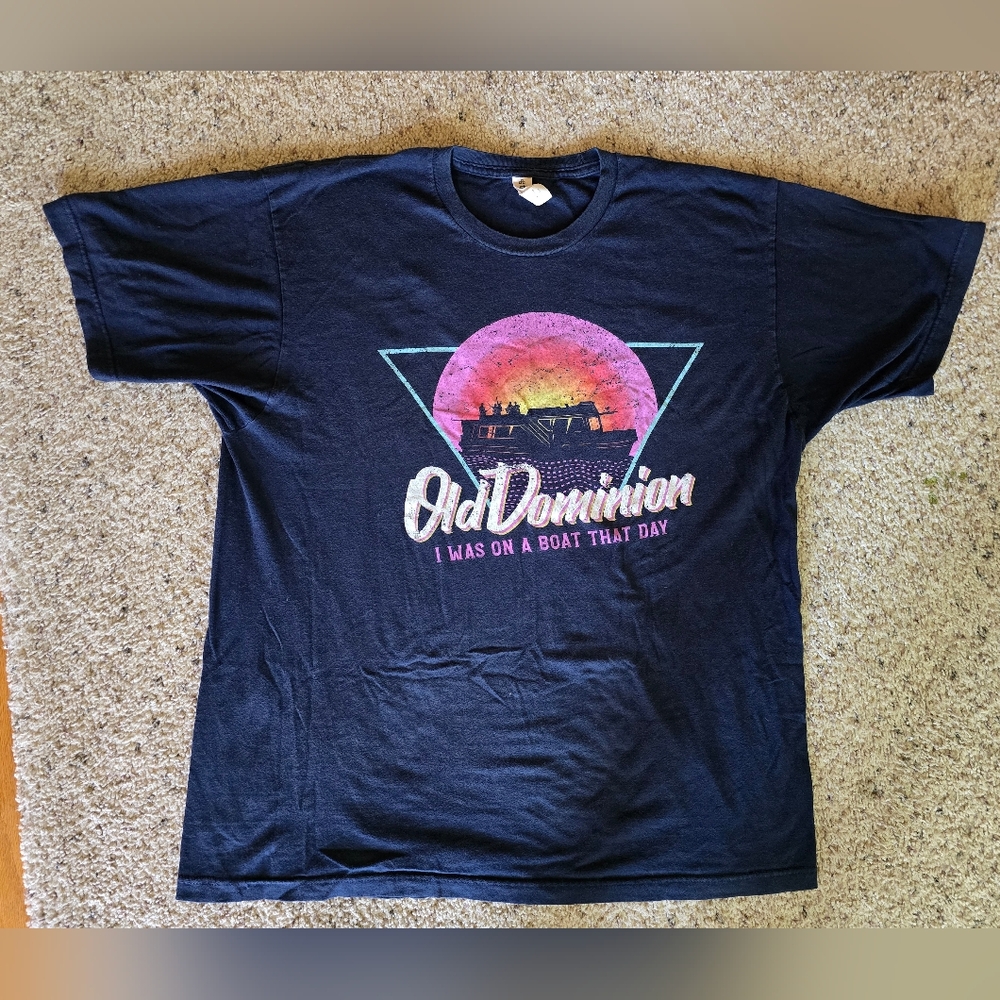 Old Dominion and the phrase "I was on a boat that day".